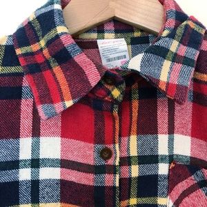 Red Button Down Flannel